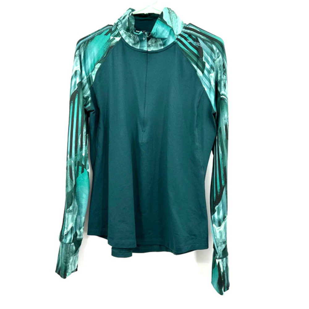 Brooks size medium quarter zip pullover sweatshirt green